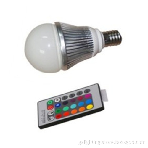 RGB 3W LED Bulb E14 E17 E27 E26